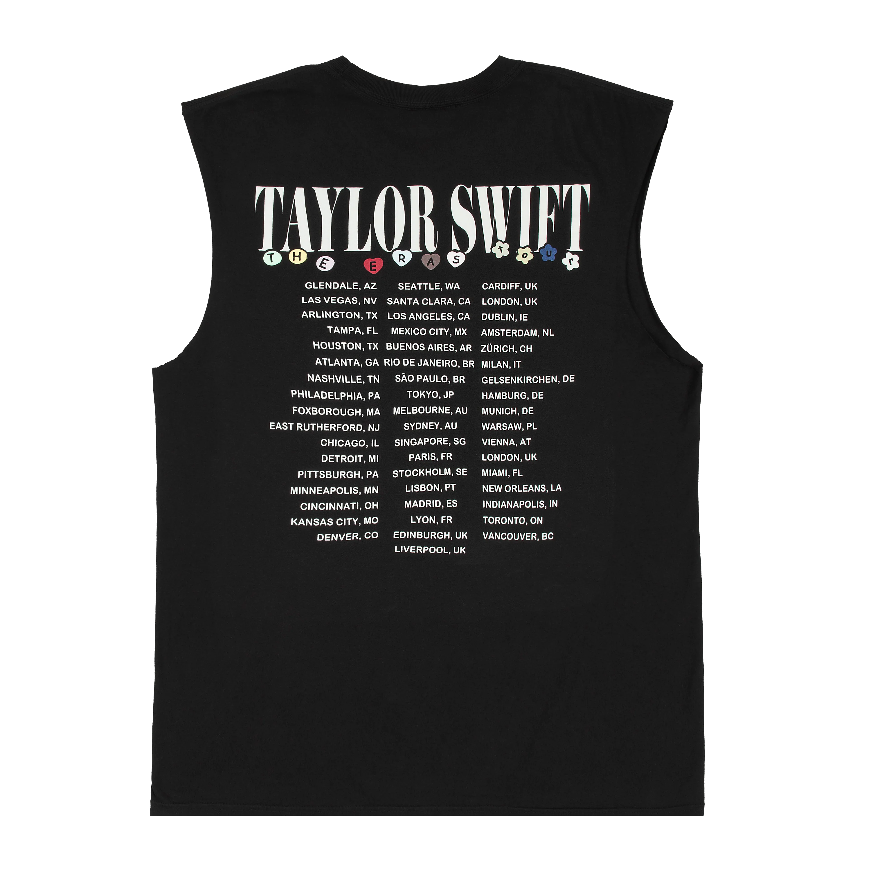Taylor Swift | The Eras Tour Heart Hands Oversized Muscle Tank - Image 4