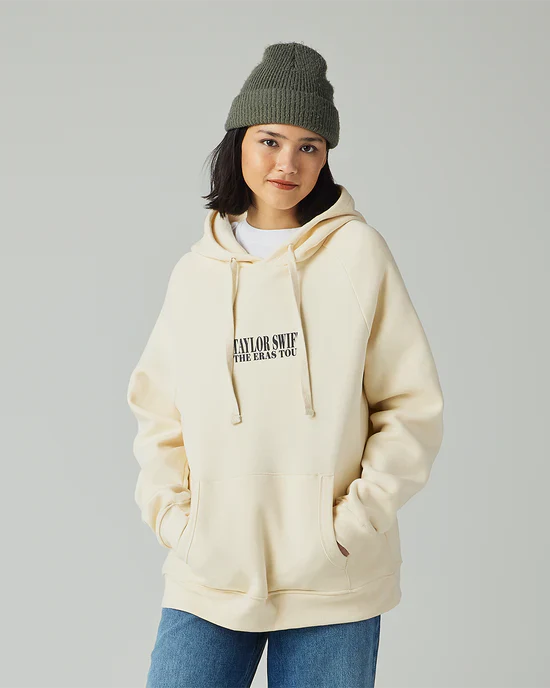 Taylor Swift The Eras Tour I Beige Hoodie - Image 3