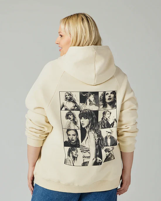 Taylor Swift The Eras Tour I Beige Hoodie - Image 4