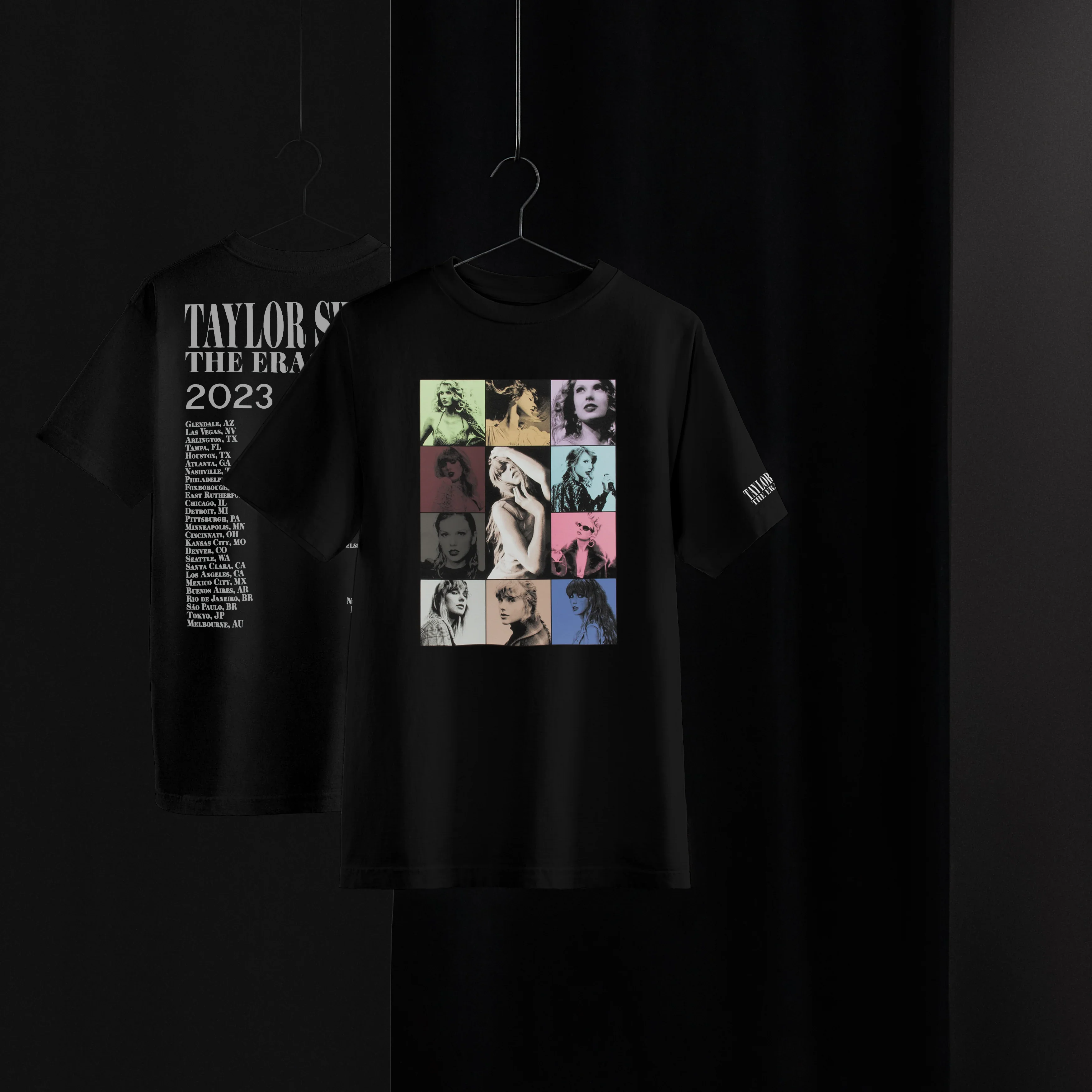 Taylor Swift | The Eras Tour II Black T-Shirt - Image 5