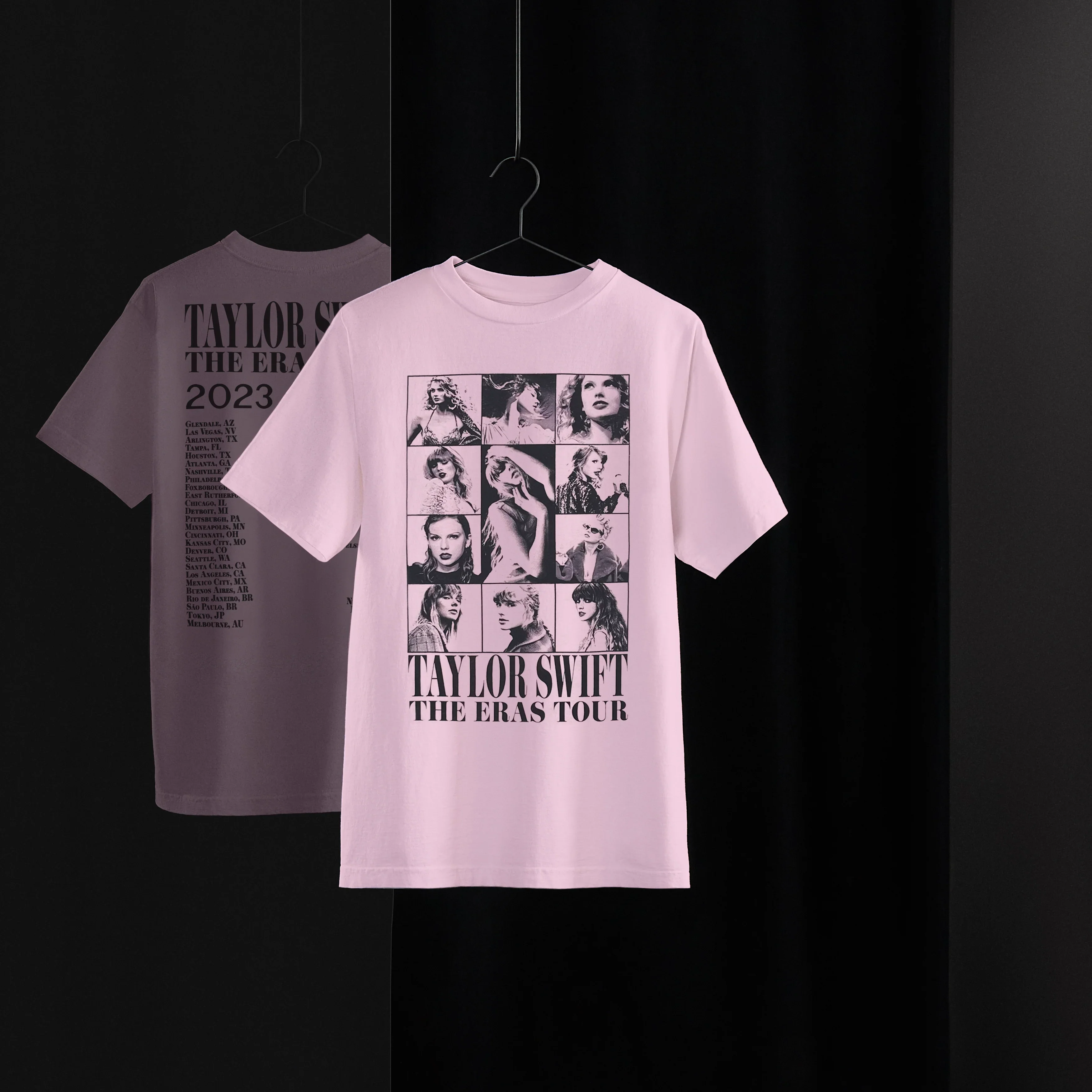 Taylor Swift The Eras Tour Pink T-Shirt - Image 5