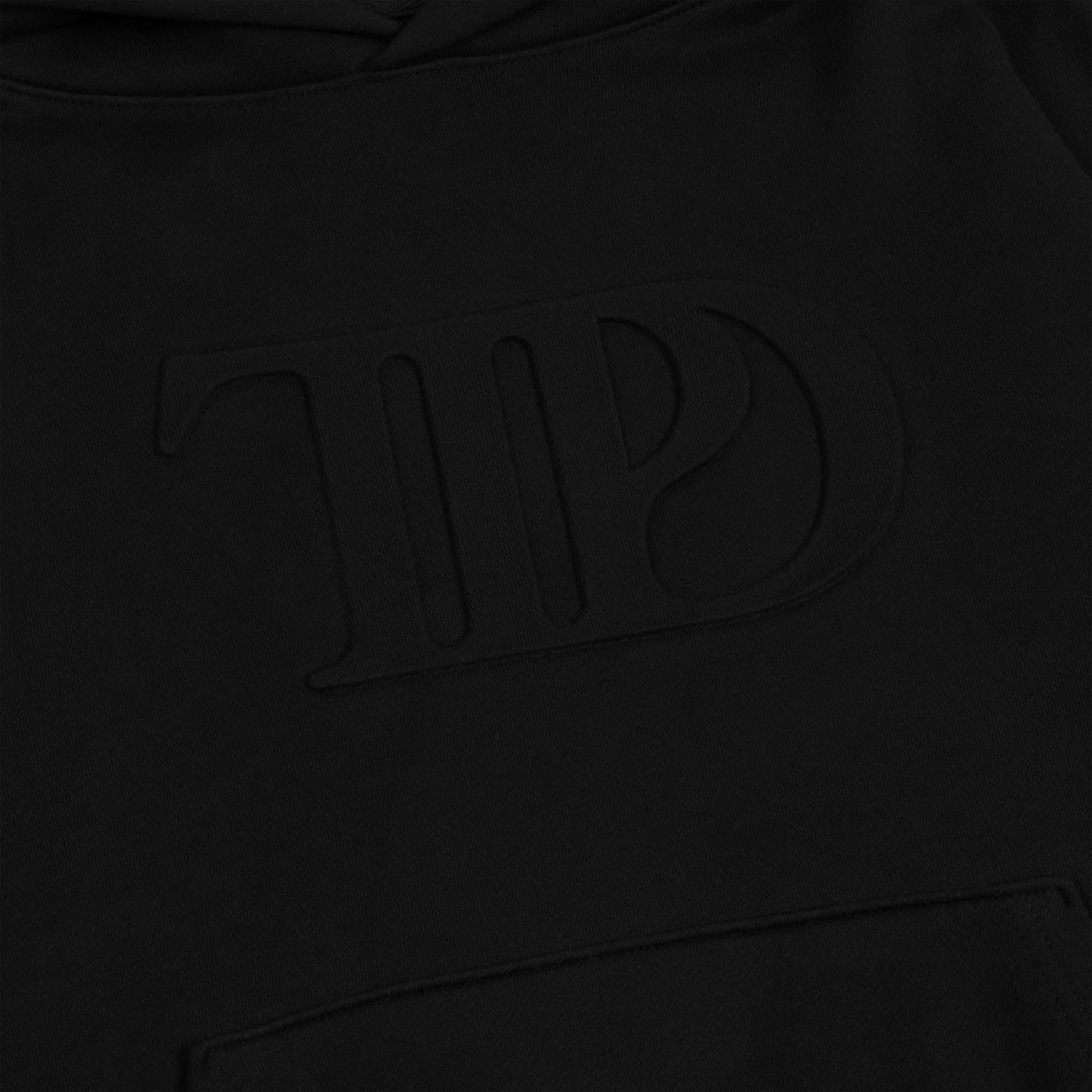 TTPD Black Embossed Hoodie - Image 3