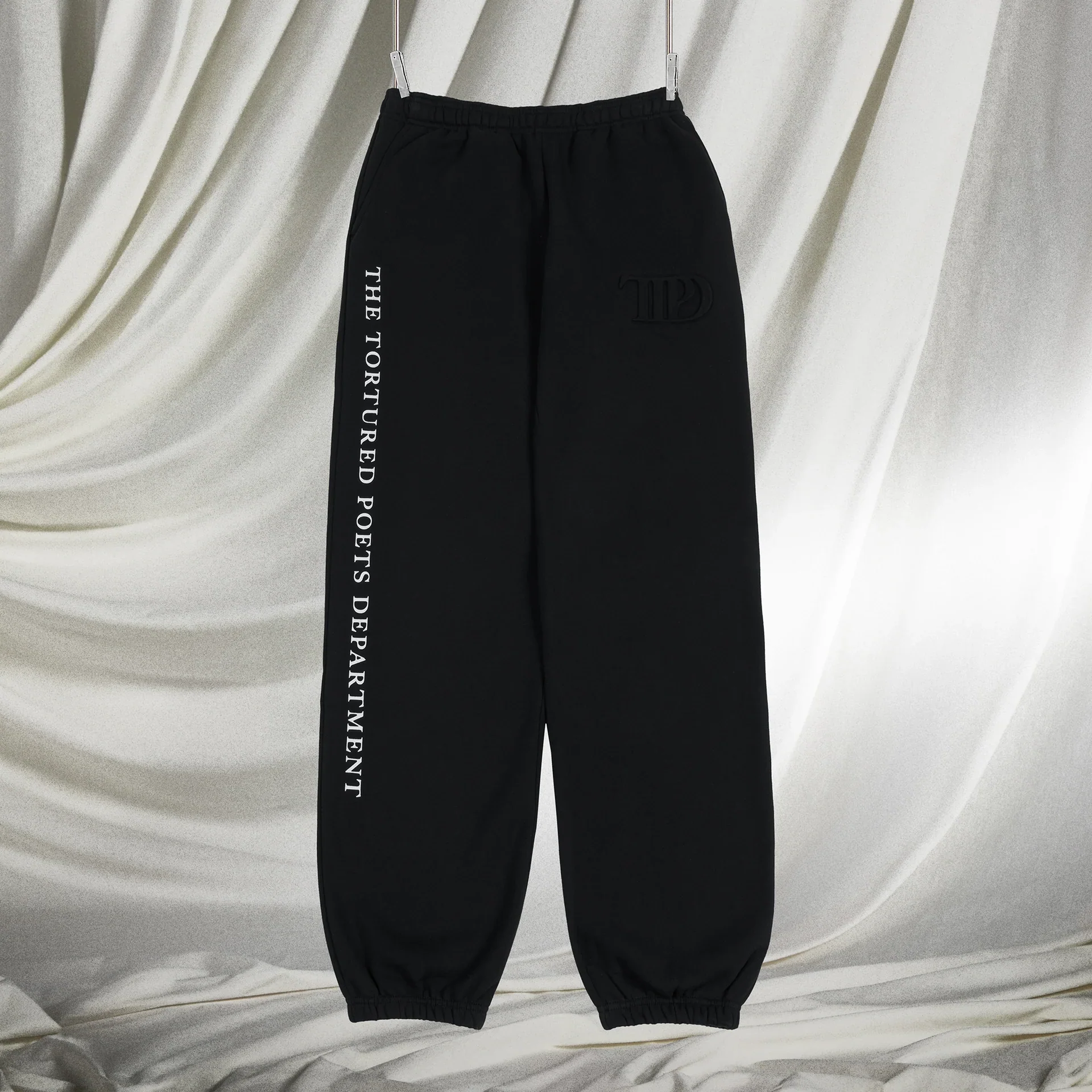 TTPD Black Embossed Sweatpants - Image 4