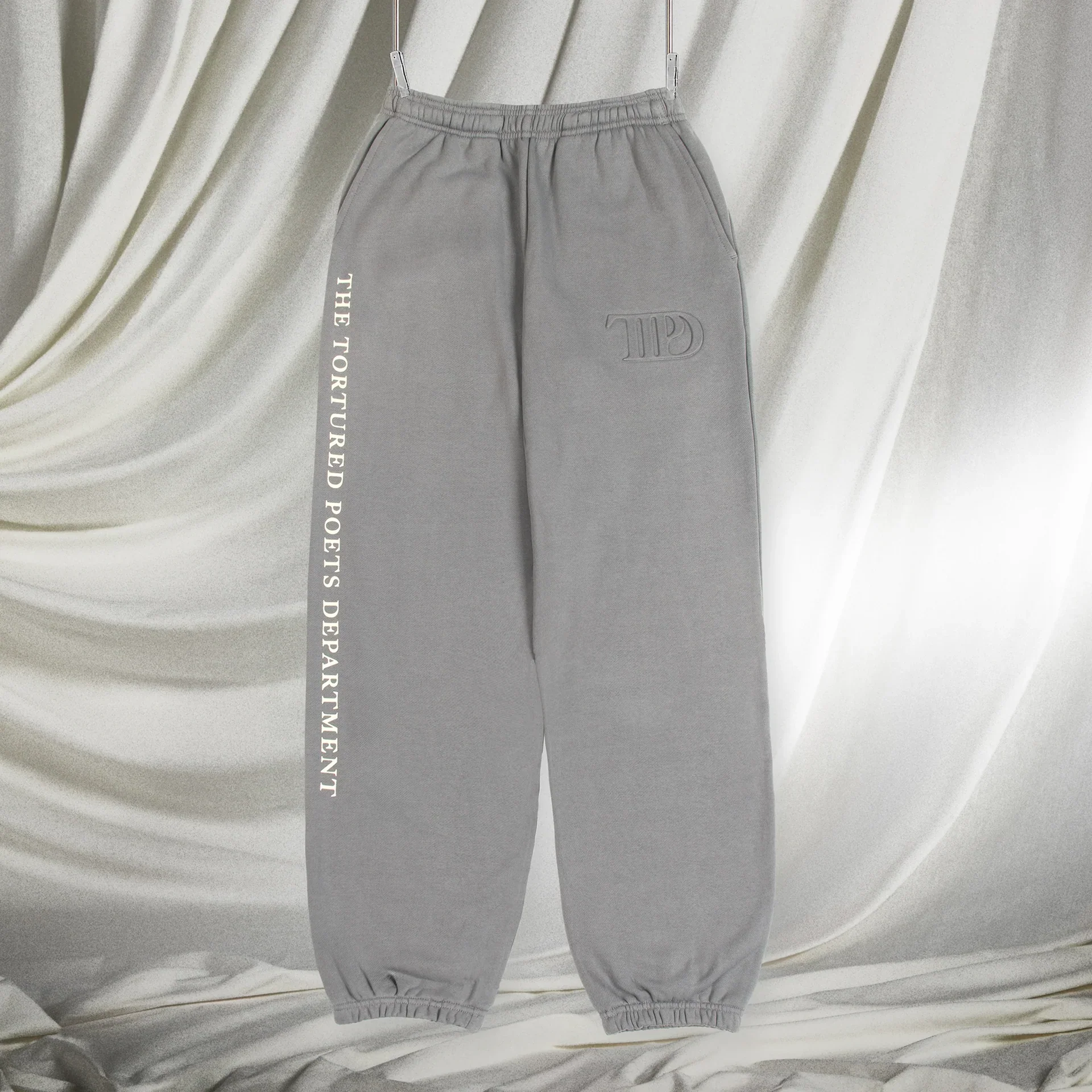 TTPD Gray Embossed Sweatpants - Image 3