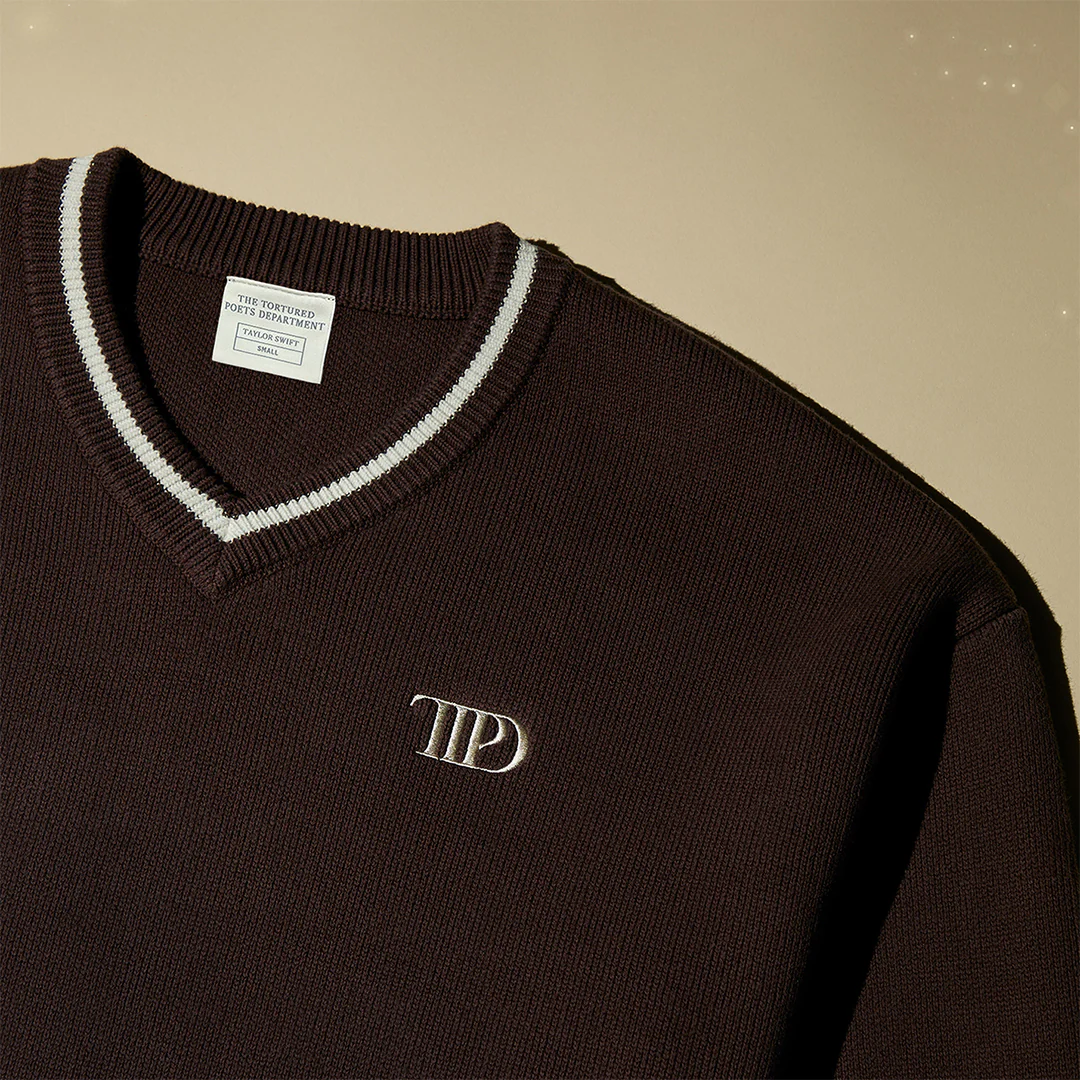 TTPD V-Neck Cropped Sweater - Image 4