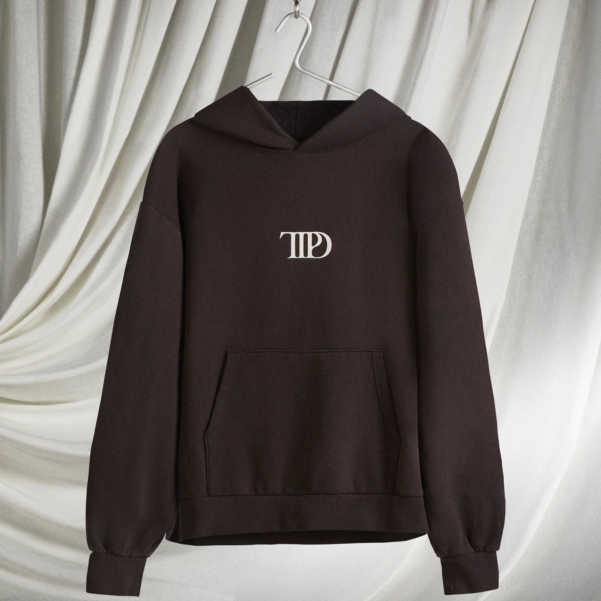 Who's Afraid Of Little Old Me? Dark Brown Hoodie - Image 3